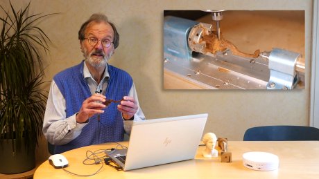 Screenshot of the cabriole leg video