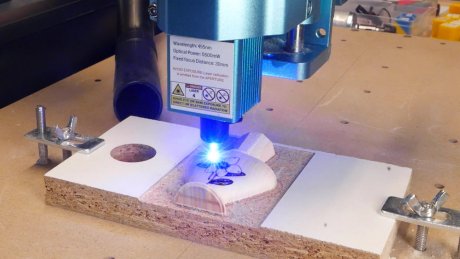 Screenshot of the3D laser video