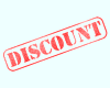 "Discount" stamp