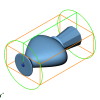 Screenshot of  the bottle geometry