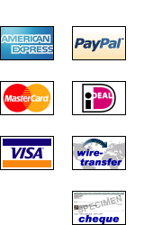 Logos for supported payment methods