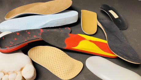 Collection of insoles created by Podo Canada