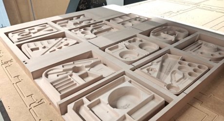 Some of the CNC machined molds