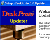 DP Updater screen