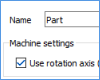 DeskProto screenshot: small part of the Part parameters dialog