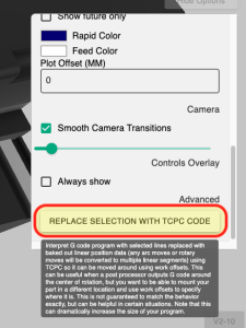 Screenshot of TCPC replacement command.