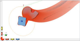 DP screenshot with finishing toolpaths