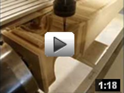 Video on YouTube, showing this leg being carved