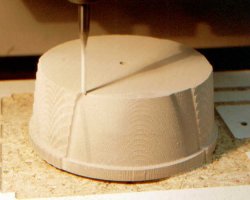 Machining the bottom half
