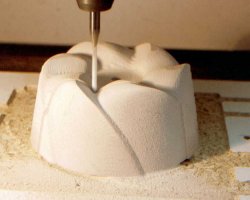 Machining the top half