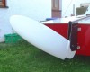 Boat with rudder