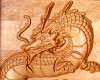 Relief in wood