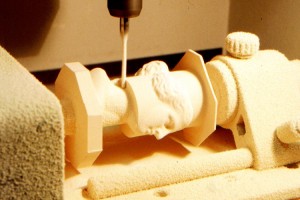 On the milling machine